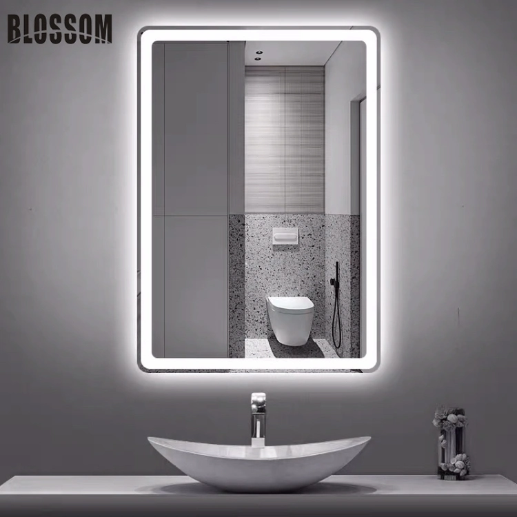 Bathroom Vanity Decorative Wall Mounted Illuminated Mirror with LED Lights